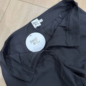 Princess Polly black cargo pants